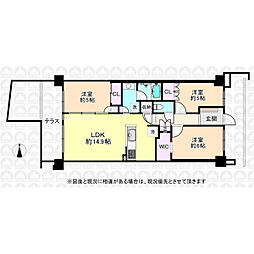 間取図画像 3LDK