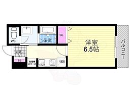 マンションロードウェイ 4階1Kの間取り