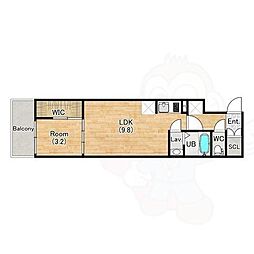 シエーナグランデ四条烏丸 2階/-