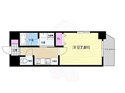 ベラジオ雅び四条通II 9階1Kの間取り