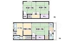 修学院坪江町貸家テラスハウス