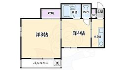 ドルチェシバタ 2Kの間取図画像