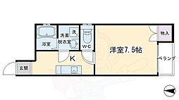 アルカス二条（旧ドーリア二条） 4階/-