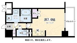 エスリード烏丸五条駅前 ワンルームの間取図画像