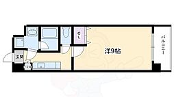 プラネシア星の子京都御所 1Kの間取図画像
