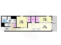デュオフラッツ京都四条 3階