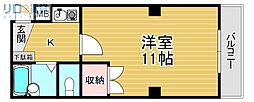 コウジィコート菅原 1Kの間取図画像