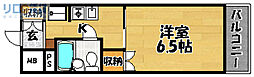 ハイツ篠崎 1Kの間取図画像