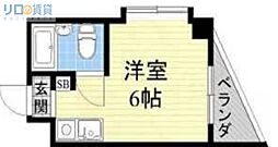 ラ・セレッソ ワンルームの間取図画像