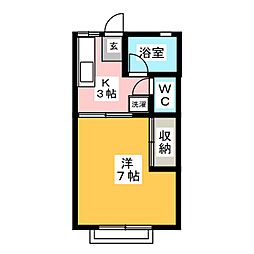 間取図画像 1K