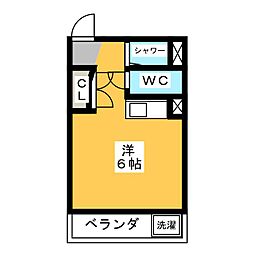 グリーンピア氷川 ワンルームの間取図画像