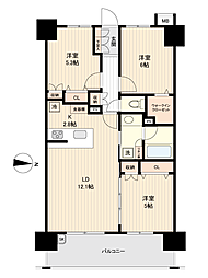 間取図画像 3LDK