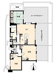 コスモヒルズ永田山王台 3LDKの間取図画像
