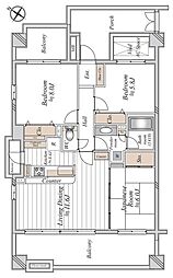 間取図画像 3LDK