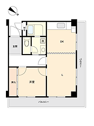 間取図画像 1LDK