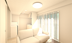 ドエルトーア 1LDKのリビング/ダイニング