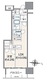 オープンレジデンシア大須ＦＲＯＮＴ 1LDKの間取り