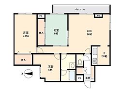 間取図画像 3LDK