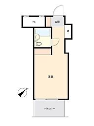 トップ押上 ワンルームの間取り