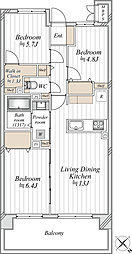 間取図画像 3LDK
