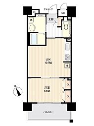 エイジングコート琵琶湖プレミアビュー 1LDKの間取図画像