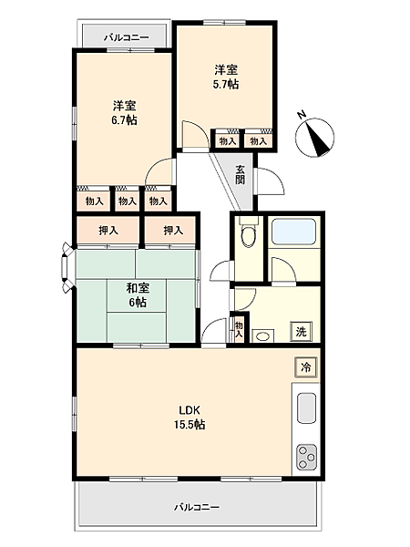 間取り：322000548434