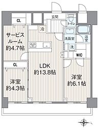 間取図画像 2SLDK