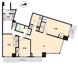 サンヴェール垂水星ケ丘 2SLDKの間取図画像