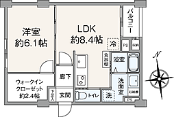 間取図画像 1LDK