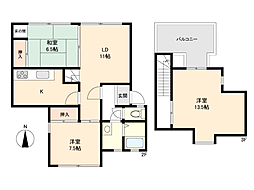 間取図画像 3LDK