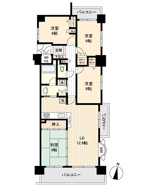 間取り：323000448732