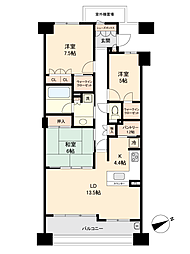 間取図画像 3LDK
