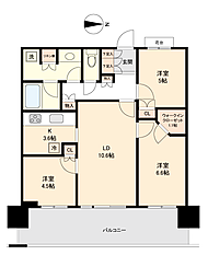 間取図画像 3LDK