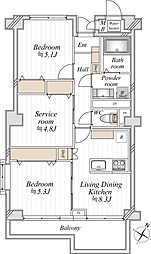 間取図画像 2SDK
