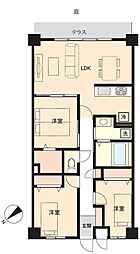 藤和シティホームズ調布ヶ丘 3LDKの間取図画像