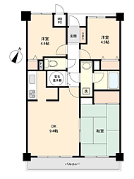 ライオンズマンション八街中央 3LDKの間取図画像
