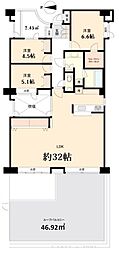ダイアパレス星川 3LDKの間取図画像