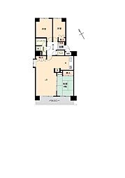 木の実マンション 3LDKの間取図画像