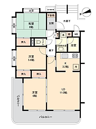 ハイシティ馬橋 3LDKの間取図画像