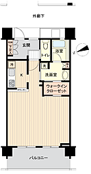 ルナタウン三浦 ワンルームの間取図画像