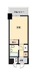 TOP仲木戸No.1 ワンルームの間取図画像