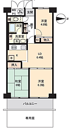 マンハイム大宮 3LDKの間取図画像
