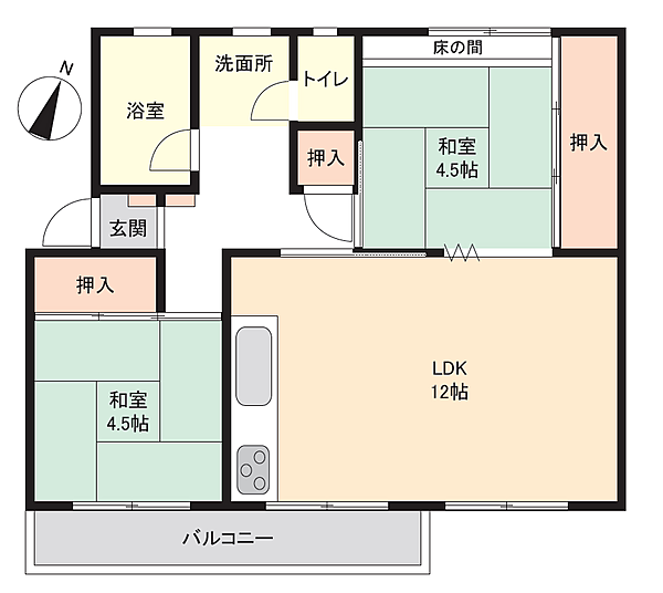 間取り：329000133759