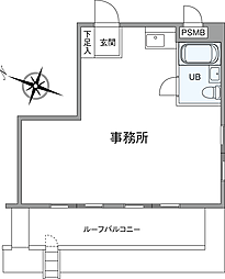 ライオンズマンション西横浜第3 ワンルームの間取図画像