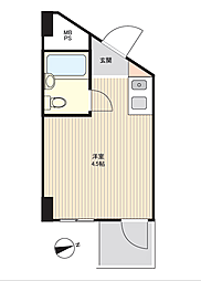 メゾン・ド・ノアロゼ錦町 ワンルームの間取図画像
