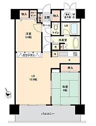 グランビュー北軽井沢 2LDKの間取図画像