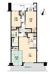 ファーネスト中央林間 3LDKの間取図画像
