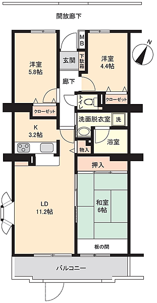 間取り：311002351756