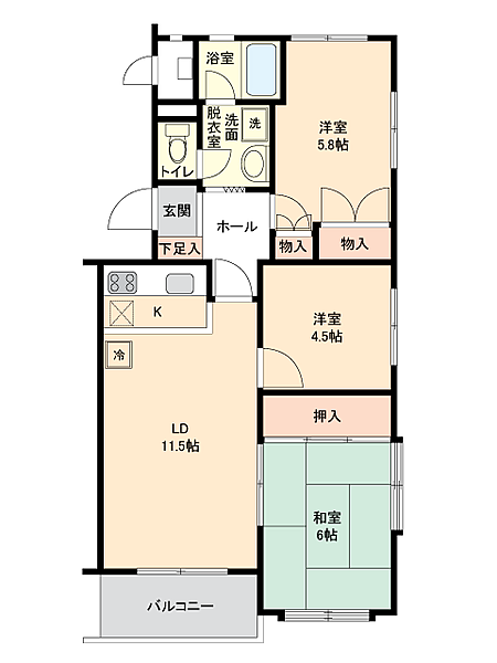 間取り：304000344185