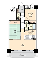 ネオハイツ明石・魚住 1SLDKの間取図画像